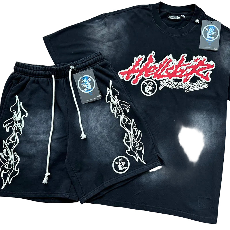 Hellstar Records Flame Set – Black