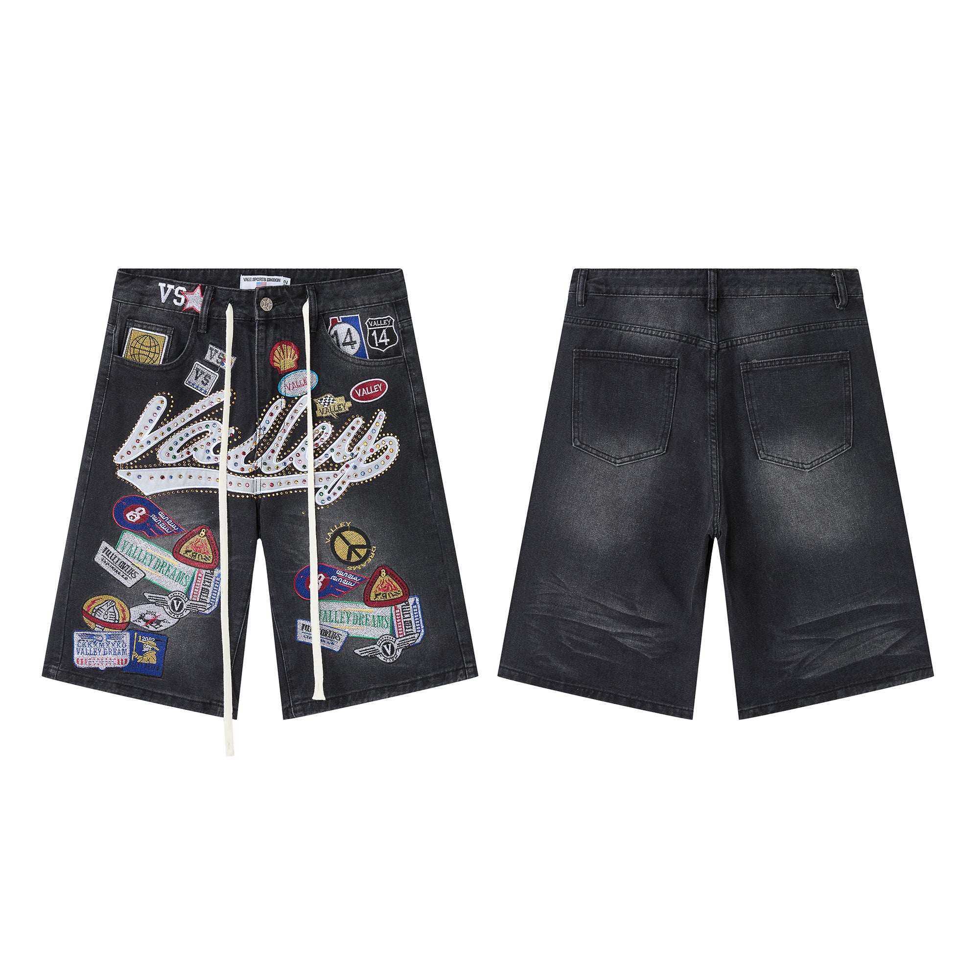 Valley Dreams Patch Denim Shorts