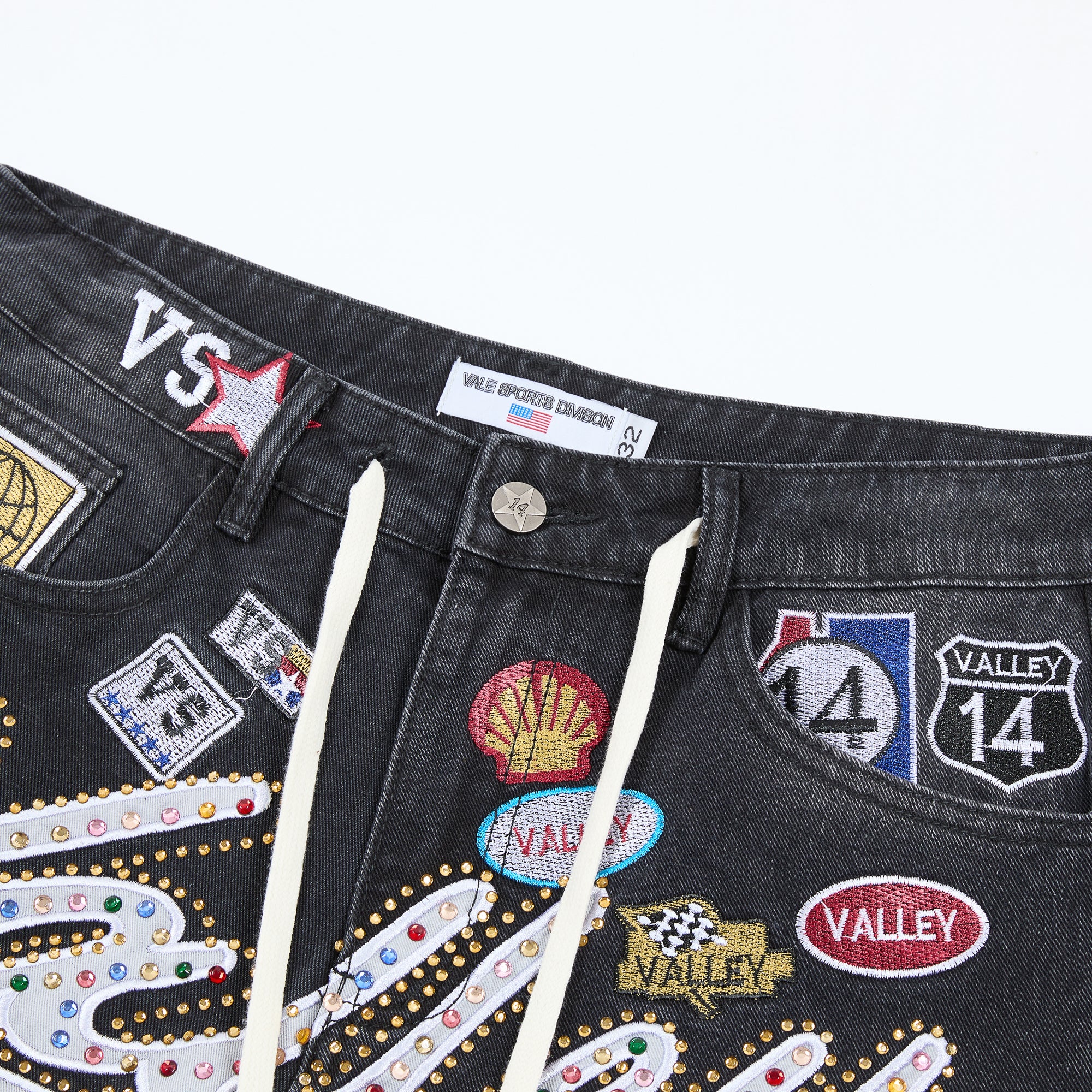 Valley Dreams Patch Denim Shorts